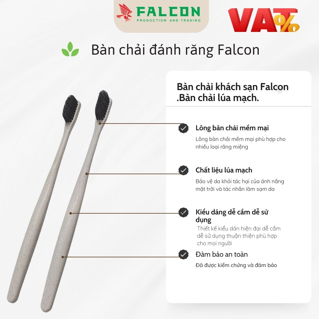bàn chải khách sạn Falcon