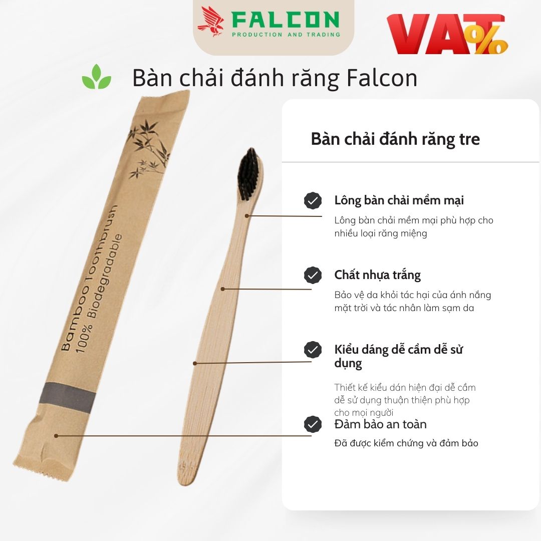 bàn chải khách sạn Falcon