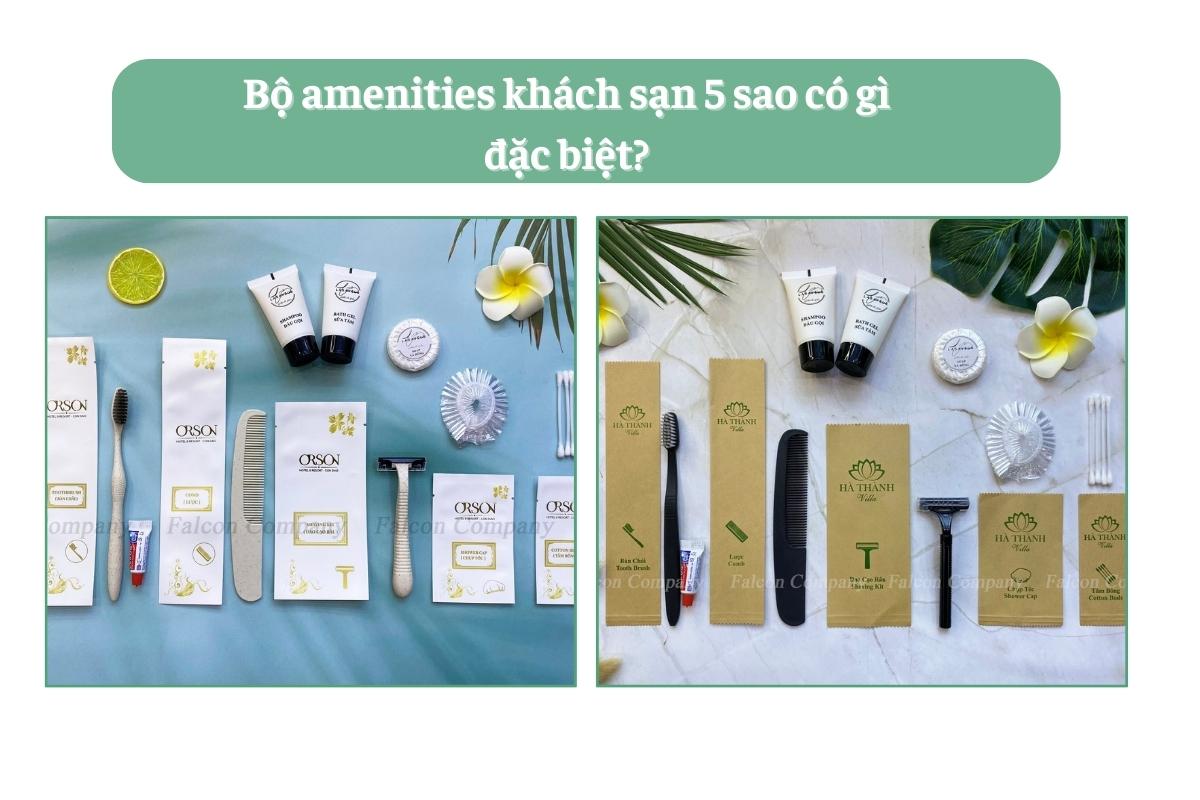 combo amenities khách sạn 5 sao