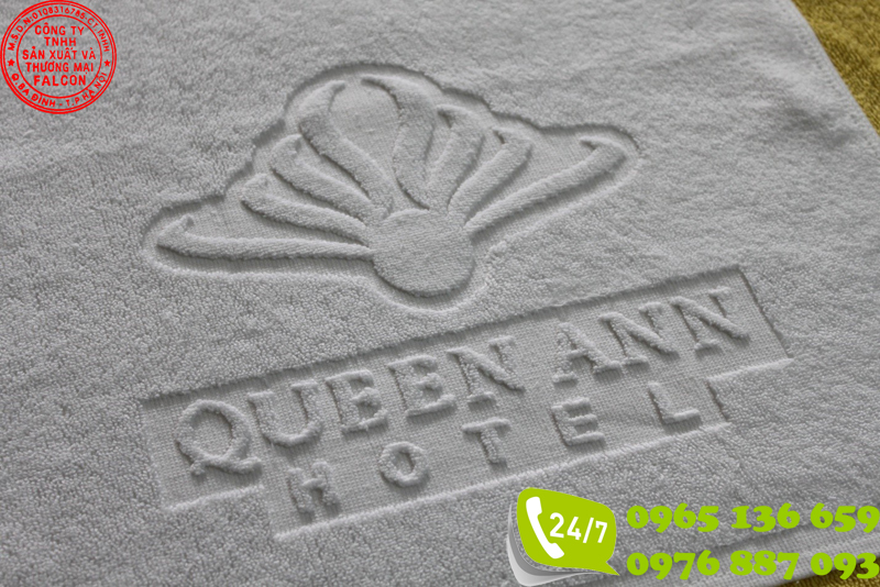 Khăn tắm dệt logo khách sạn cao cấp