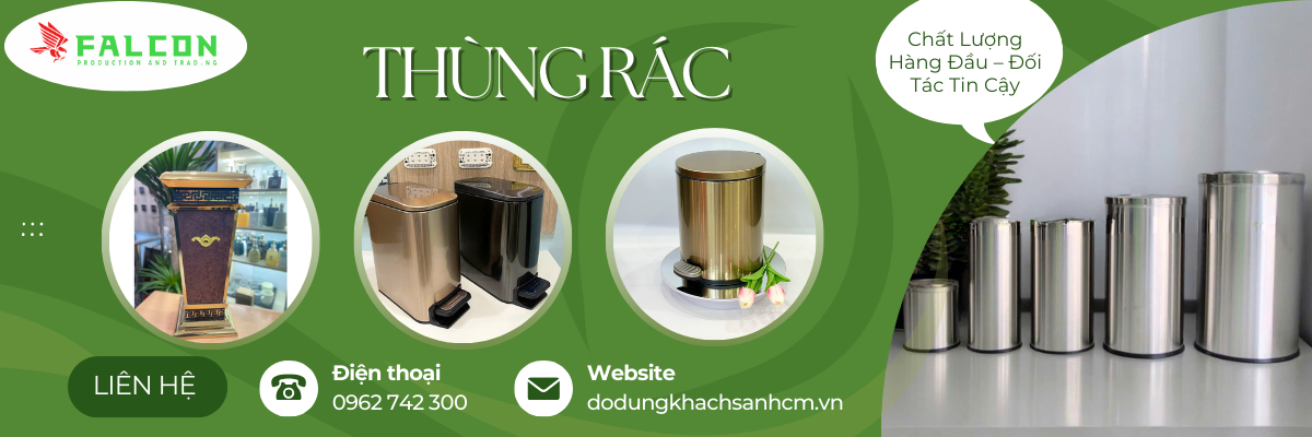 cung cấp thùng rác dành cho khách sạn nhà hàng