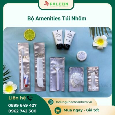 Bộ amennities túi nhôm khách sạn hcm