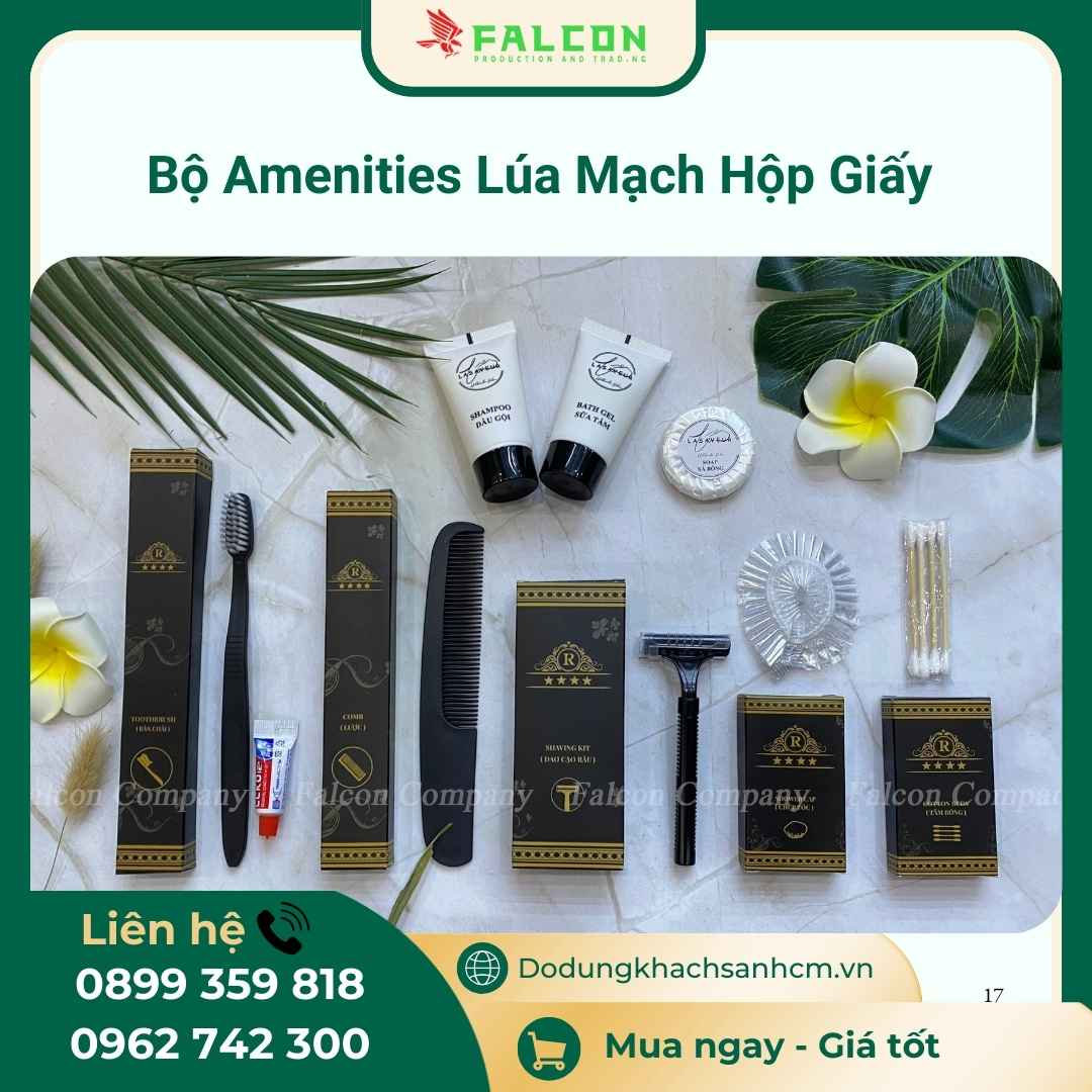 Bộ amenities khách sạn hcm