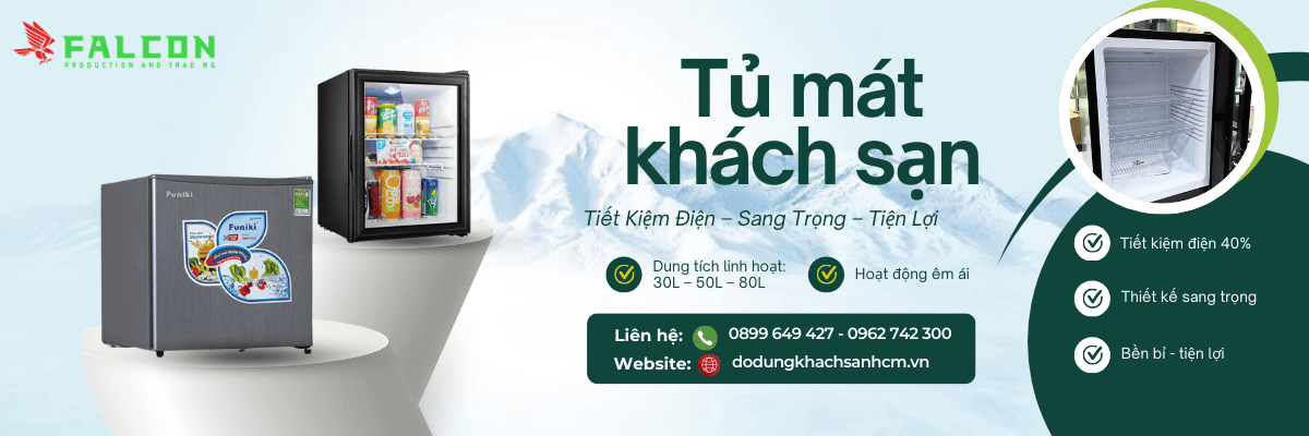 cung cấp tủ mát, tủ lạnh nhà nghỉ khách sạn