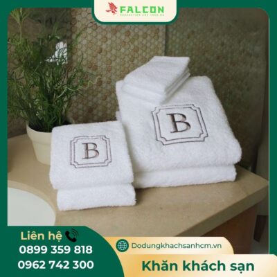 Mẫu khăn thêu logo