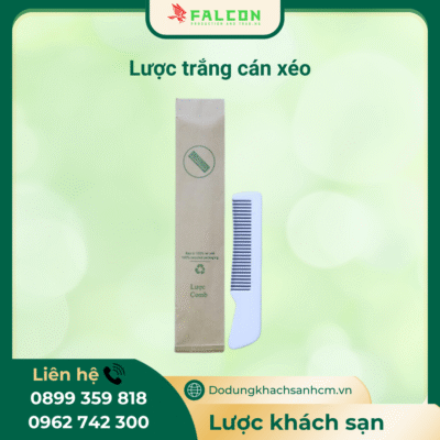 Lược trắng cán xéo