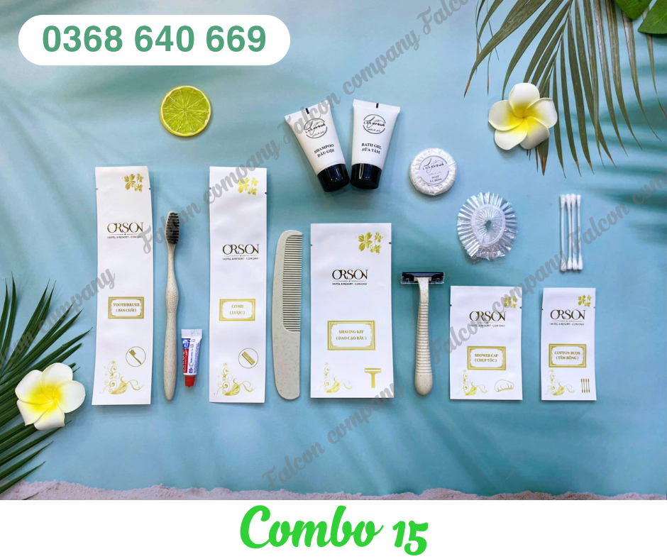 Bô đồ dùng tiêu hao cao cấp đẹp cho khách sạn- 5 sao