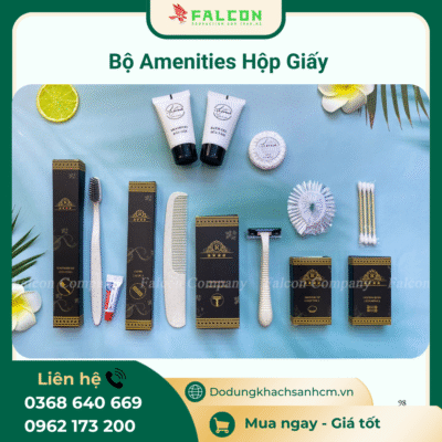 Bộ amenities khách sạn cao cấp thân thiện môi trường