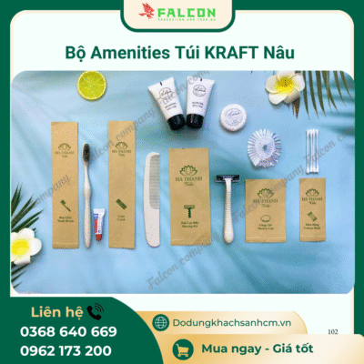Bộ amenities cao cấp dành cho khách sạn