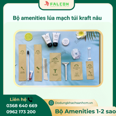 Bộ amenities khách sạn phân khúc tầm trung