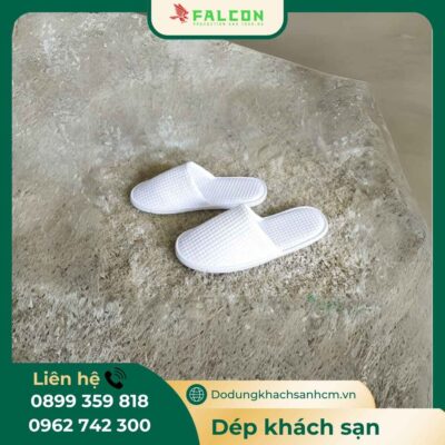 Dép vải tổ ong dùng nhiều lần