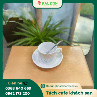 Bộ tách cà phê, tách trà khách sạn cao cấp