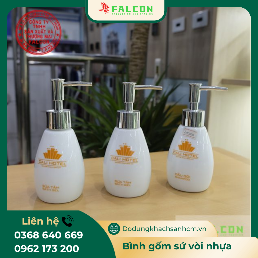 binh-dung-dau-goi-sua-tam-gom-su-khach-san Bình đựng dầu gội, sữa tắm gốm sứ, nhiều mẫu mã