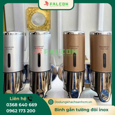 Bình đựng dung dịch inox treo tường