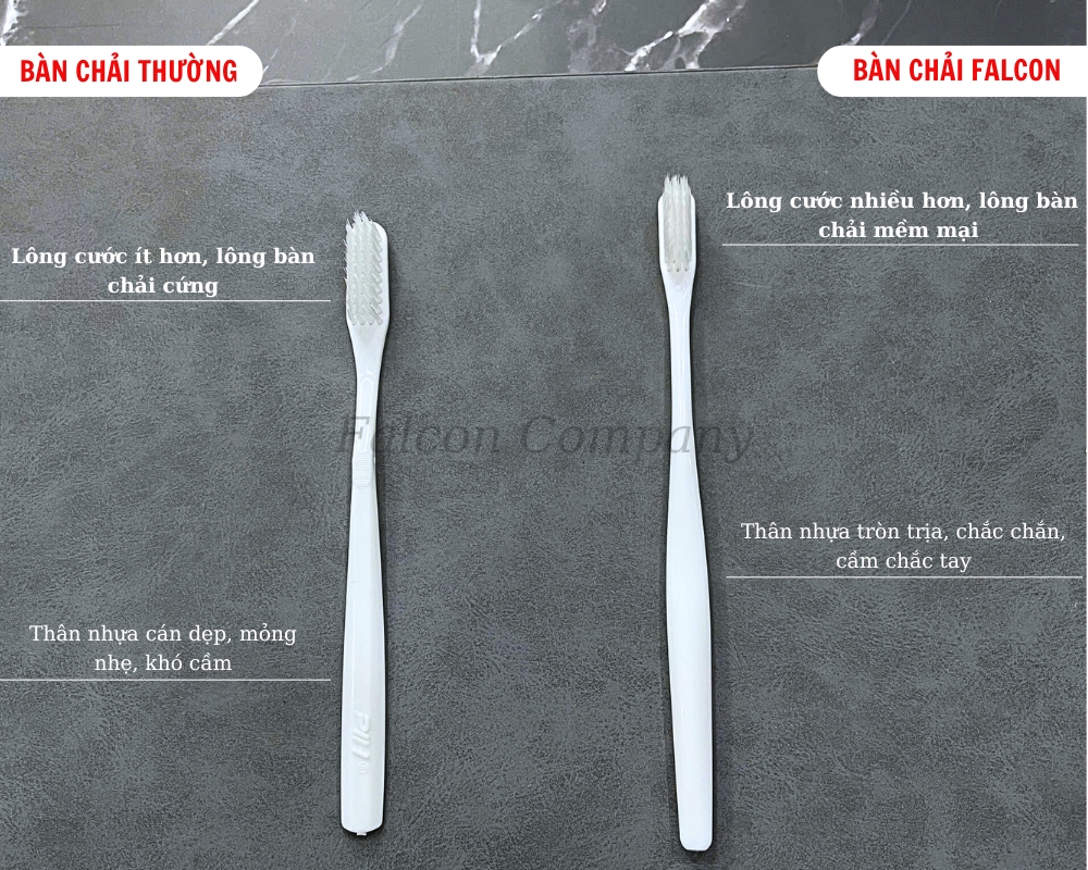 So sánh bàn chải khách sạn