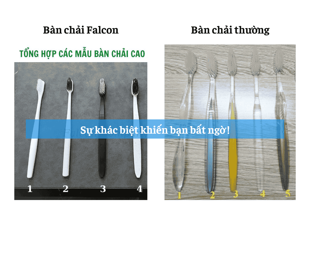 So sánh bàn chải khách sạn