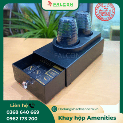 Khay đựng bộ đồ tiêu hao cho khách sạn