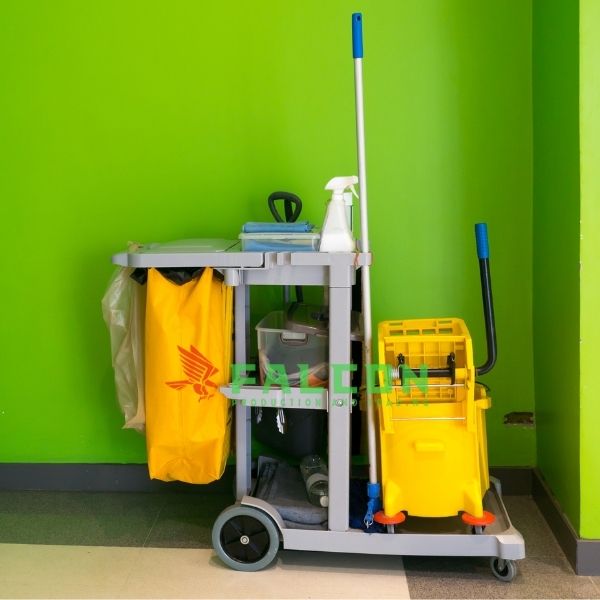 Xe dọn vệ sinh bền bỉ, dễ di chuyển